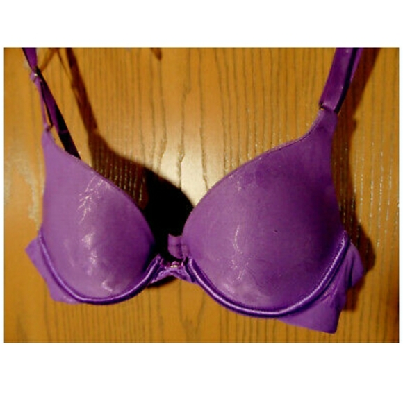 LILY OF FRANCE Ego Boost Bra 32A Purple OR Gray - Picture 3 of 12